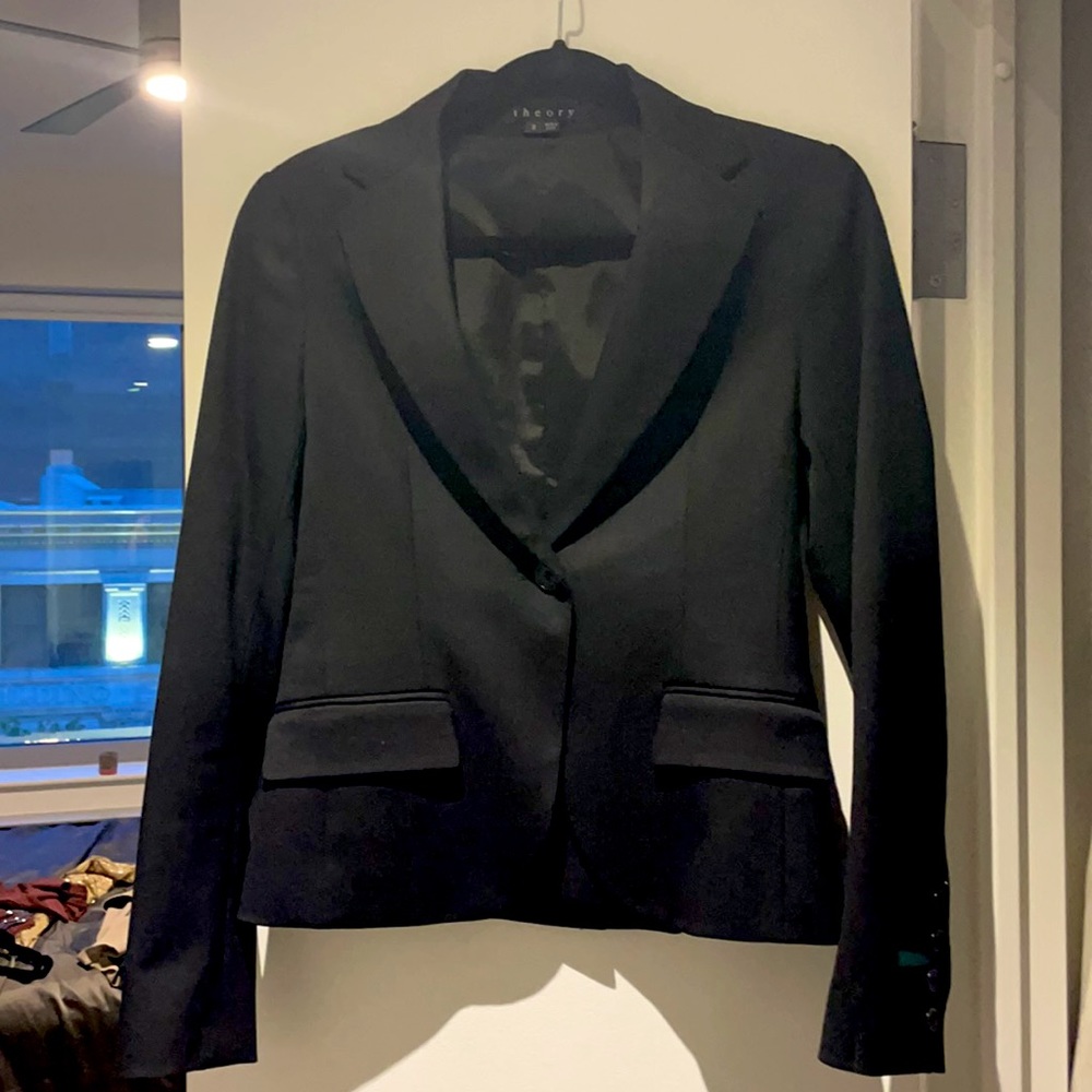 Theory Black blazer